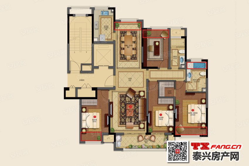 泰兴融创玉园户型图